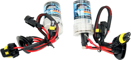 Lamps Car H1 Xenon 6000K Cold White 12V 55W 2pcs
