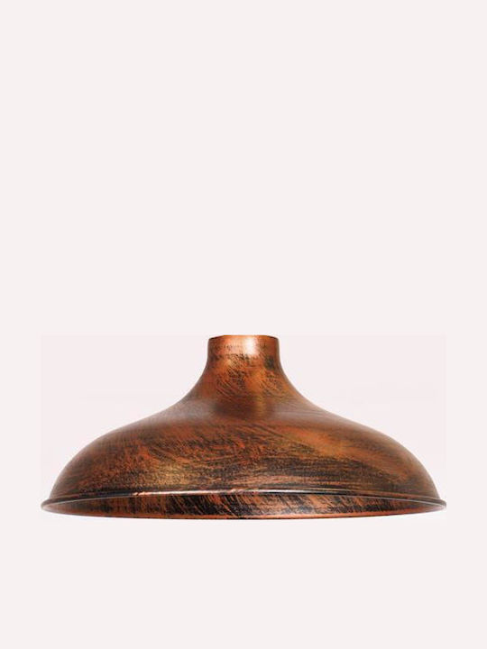 Eurolamp Syros Conical Lamp Shade Black with Diameter 36cm