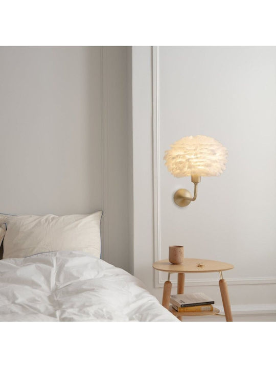 Abajur 1xE27 Pene de Gâscă Ø35cm Eos Umage 2124 Gri