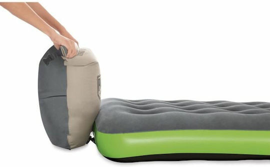 Bestway Inflatable Sleeping Mattress Single with Built-in Pump 188x99x22εκ. Green