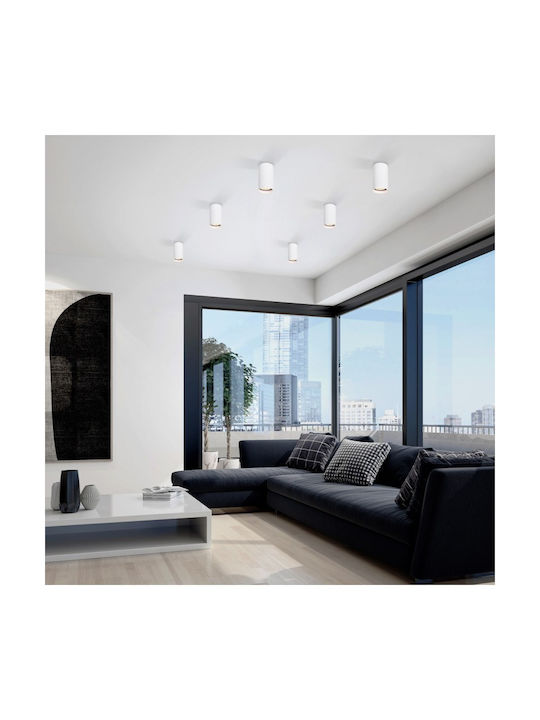 TK Lighting Μονό Σποτ με Ντουί GU10 σε Μαύρο Χρώμα