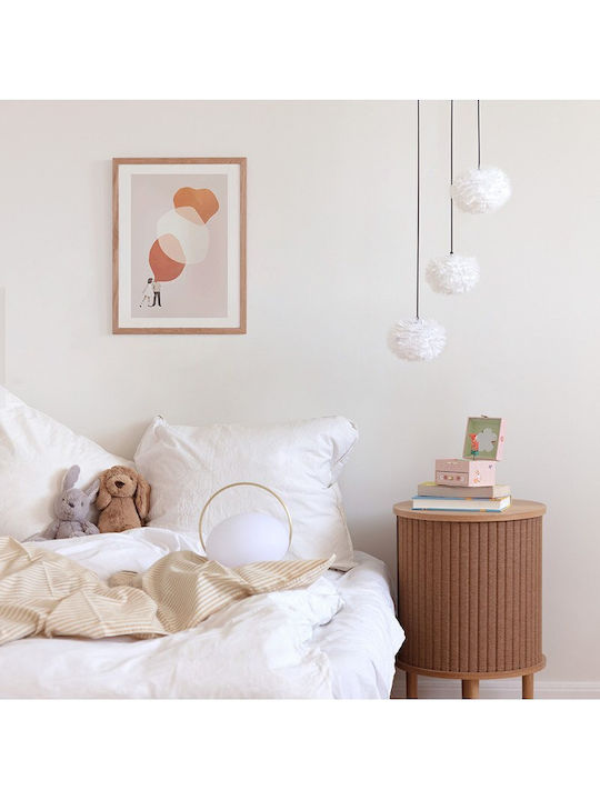 Lampshade 1xG4 Goose Feathers Φ14.7cm Eos Nano Umage 2494 White