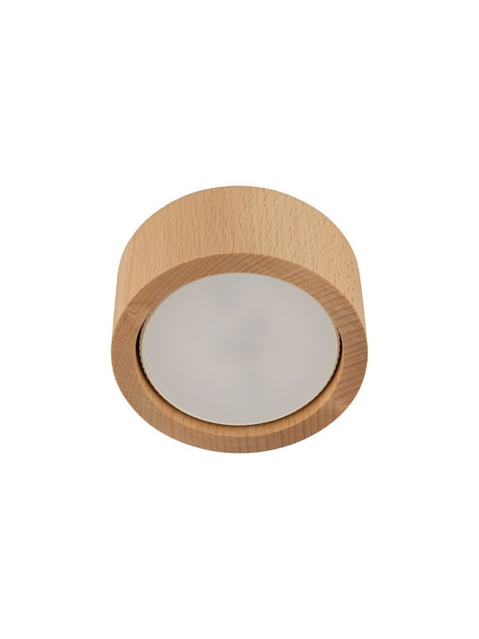 TK Lighting Μονό Σποτ με Ντουί GX53 σε Μπεζ Χρώμα
