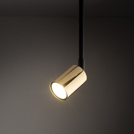 TK Lighting Μονό Σποτ με Ντουί GU10 σε Μαύρο Χρώμα TK Lighting Μονό Σποτ με Ντουί GU10 σε Μαύρο Χρώμα