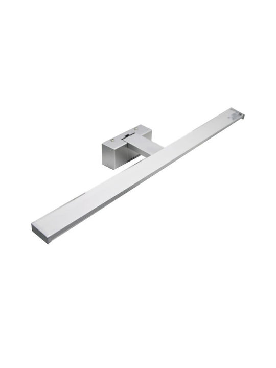 Adeleq Lamp Bathroom with Integrated LED and Natural White Light Black 80cm