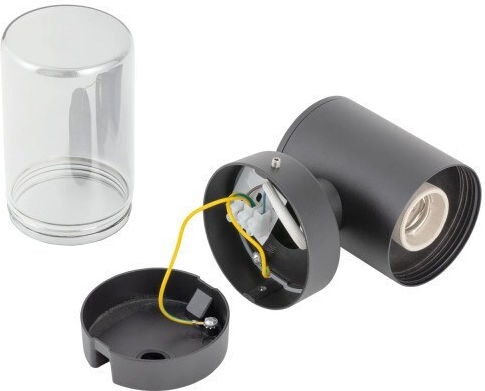 Nowodvorski Lamp Wall with Socket E27 Black 9x13x21cm