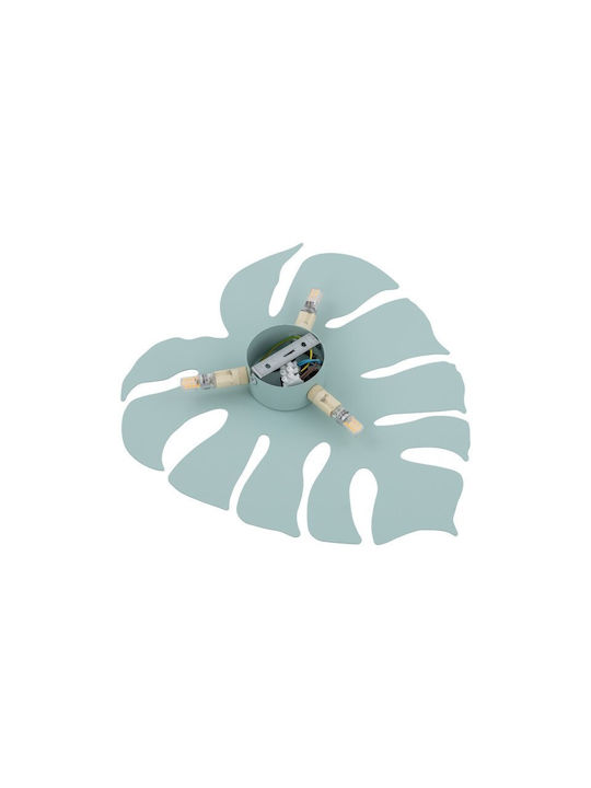 TK Lighting Monstera Modern Leuchte Wand mit Fassung G9 Braun 35x35x4.5cm