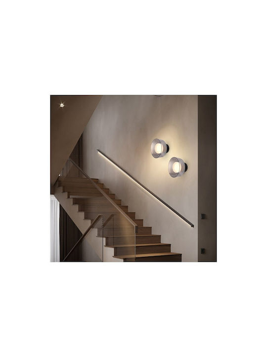 Eurolamp Nimbus Φωτιστικό Τοίχου Μπρούτζινο 20x20εκ.