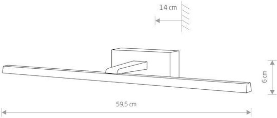 Nowodvorski Lamp Wall with Integrated LED White