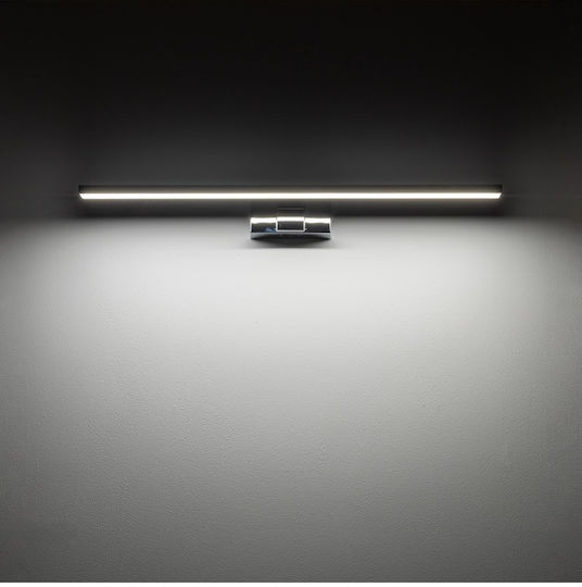 Nowodvorski Lamp Bathroom with Integrated LED and Natural White Light Silver 60x5.1cm