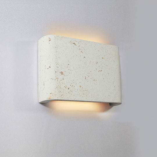 Viokef Adalin Επιτοίχιο Εξωτερικό Σποτ LED IP65 7W με Θερμό Λευκό Φως Διπλής Δέσμης