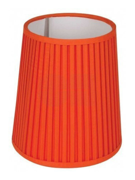 VK Lighting Conică Abajur Portocaliu cu Diametru 23cm