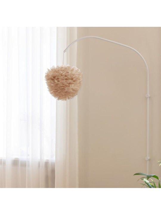 Lampshade 1xe27 Goose Feathers Φ30cm Eos Evia Umage 2485 Brown