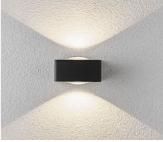 Avide AOLW6WW-NAZ Wall-Mounted Outdoor Ceiling Light LED IP54 6W with Warm White Light