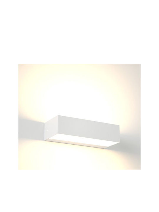 Inlight Martin Wall-Mounted Outdoor Ceiling Light LED IP65 9W with Adjustable White Light Double Beam 17x4.6εκ.