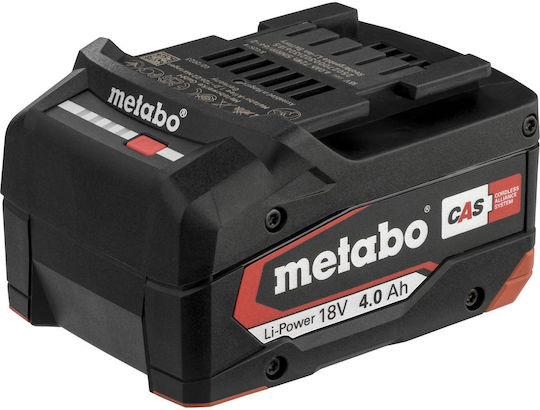 Metabo Μπαταρία Εργαλείου Λιθίου 18V με Χωρητικότητα 4Ah