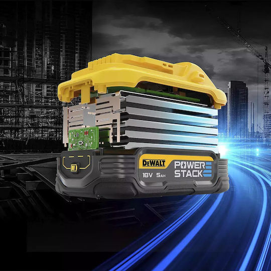 Dewalt Σετ 2 Μπαταριών Εργαλείου 18V Χωρητικότητας 5Ah με Φορτιστή PowerStack