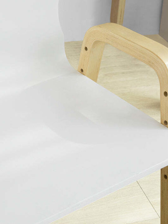 Kinderstühle Weiß 40x57.5x31cm 2Stück