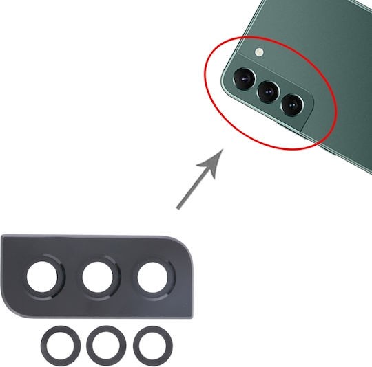 Ersatz-Handy-Kamerazubehör Kamera-Objektivabdeckung Samsung Galaxy S22 Plus (SM-S906B)