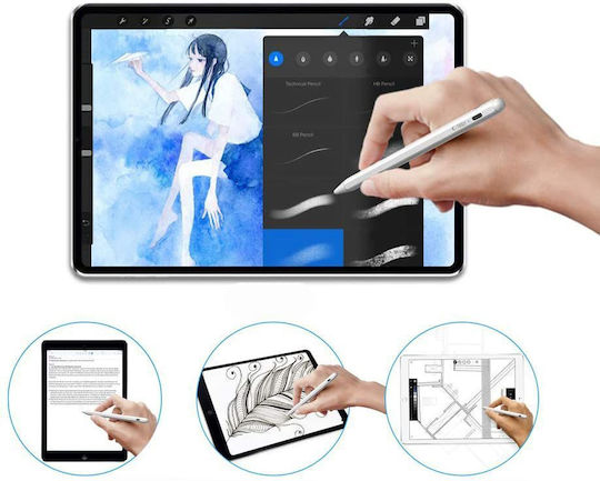 Tech-Protect Digital Stylus Pen Digital for iPad in White color