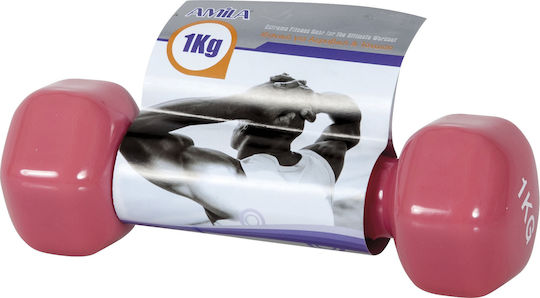 AMILA Dumbbell Hexagon Vinyl 1 x 1kg