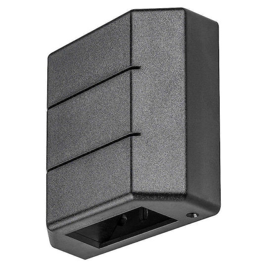 Rabalux Lippa Επιτοίχια Εξωτερική Πλαφονιέρα LED IP54 6W με Θερμό Λευκό Φως