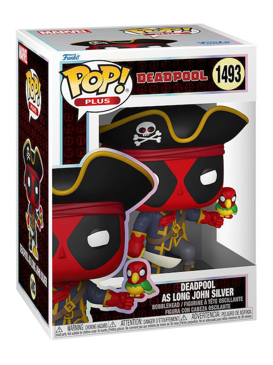 Funko Pop! Marvel: Deadpool - Deadpool as Long John Silver 1493 Wackelkopf