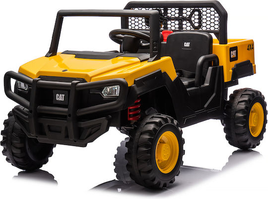 CAT UTV Buggy Doppelsitzer mit Fernbedienung 12 Volt Gelb für 3+ Jahre