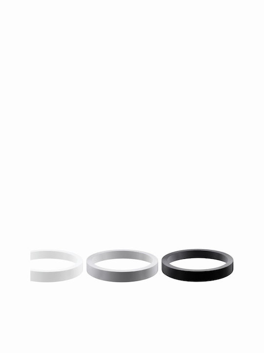 Fos me Επιτοίχια Εξωτερική Πλαφονιέρα LED IP54 18W με Φυσικό Λευκό Φως