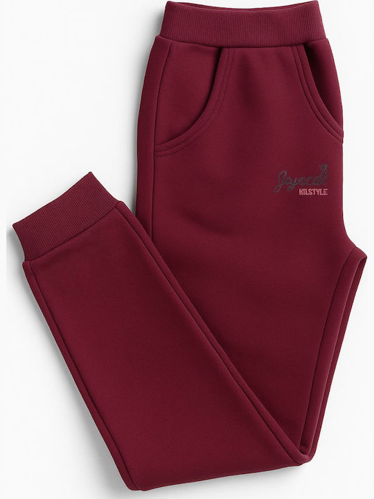 Domina Pantaloni de Trening Bordeaux