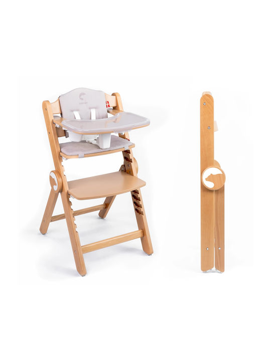 Kidnort Drommer Foldable Beige Baby Highchair Kidnort Drommer Foldable Beige Baby Highchair