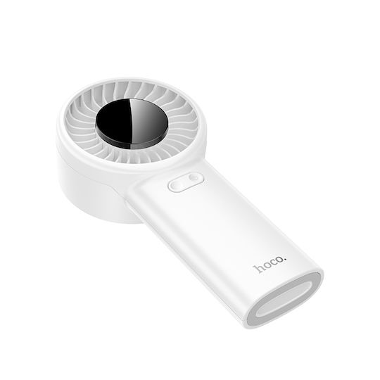 Hoco Handheld USB Fan Hx62 Endless with 5 Air Speeds White 46604