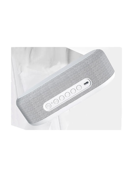 Verk Group Tabletop Digital Clock with Alarm & Wireless Charging White