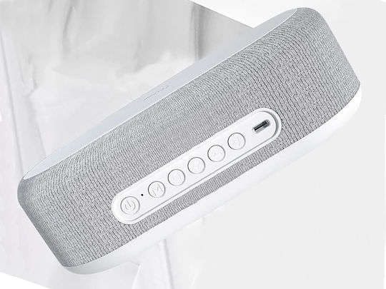 Verk Group Ceas Digital de Masă cu Alarmă & Încărcare Wireless Alb