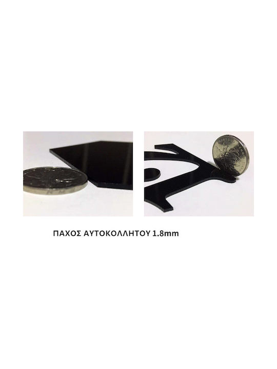 Aufkleber Acryl Wanduhren Durchmesser Bis 50cm Schwarz