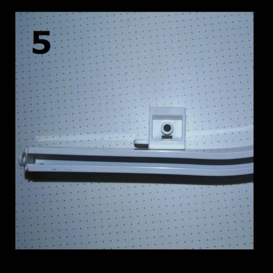 Aluminium Shower Curtain Track Curved