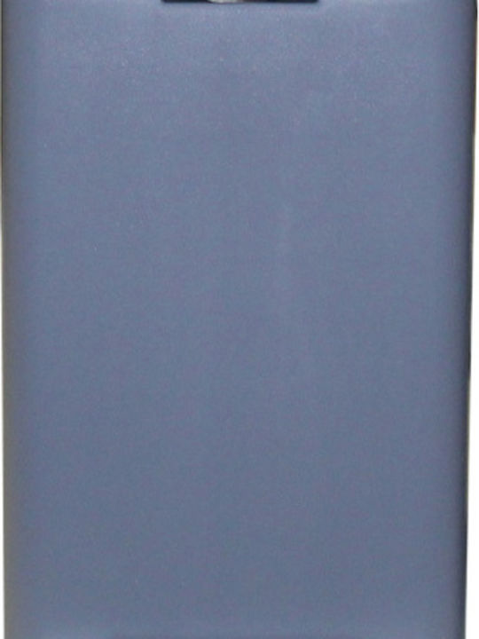 Κάδος Μπάνιου Πεντάλ 17lt 18.5x26x37cm Εσωτερικό Κάδο 10lt 1.04kg Πλαστικό Soft Close Γκρι Τιτανίου Ελλάδας