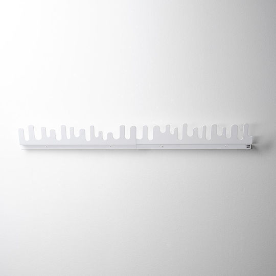 Wandhalterung Wave Weiß Set 2 Metall Design House Stockholm