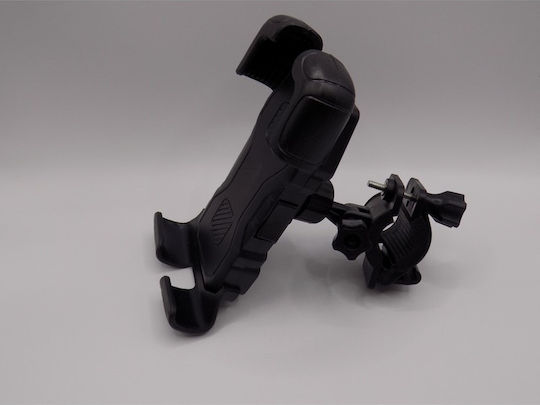 Suport Telefon Bicicletă Clemă Rotativă 360° Guler ABS Universal Negru