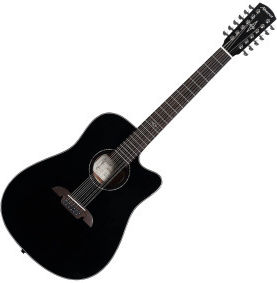 Alvarez Artist Ad6012cebk Dreadnought 12άχορδη Ηλεκτροακουστική Κιθάρα Black
