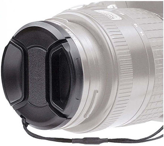 Kaiser Επαγγελματικό Καπάκι Φακού Snap-on Λουράκι 72mm
