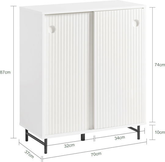 Eingangsmöbel White 70x88x37cm