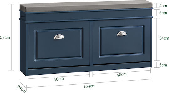 Mobilier de Intrare Blue 104.5x52x24cm