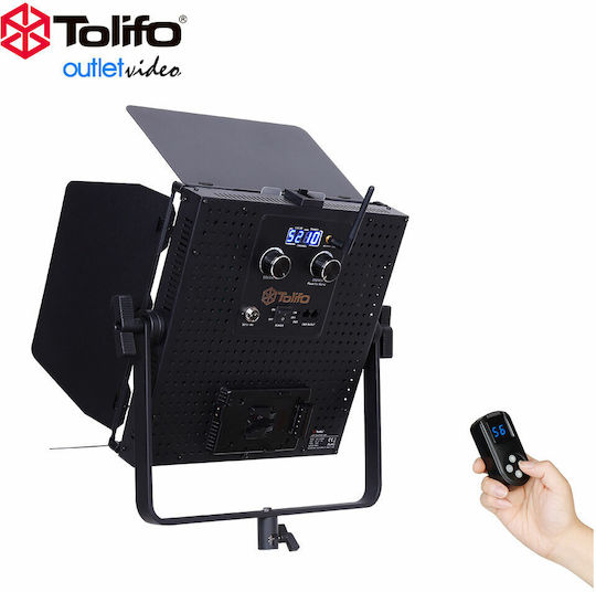 Tolifo LED-Panel 3200KK 100W mit Lichtstrom 10000lmlm