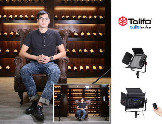 Tolifo LED Panel 3200KK 36W με Φωτεινότητα 4230lmlm
