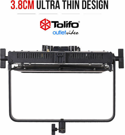 Tolifo LED-Panel 3200KK 100W mit Lichtstrom 10000lmlm