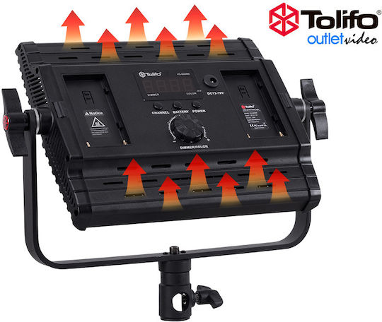 Tolifo Nou Tolifo 600ms Mark 2 Cri 95 Iluminator LED Alimentare Versiune Lumina Naturală