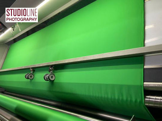 Studioline 2 X 3 Двустранно Професионално Черно Полиестерно Фотографско Платно
