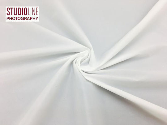 Studioline 3 x 6 Double-Sided Professional White Polyester Photography Backdrop Cloth Eshop