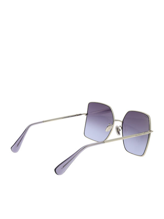 Max Mara Women's Sunglasses with Silver Metal Frame and Silver Mirror Lens MM 0062-H 16W